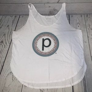 Fancy pure barre logo tank